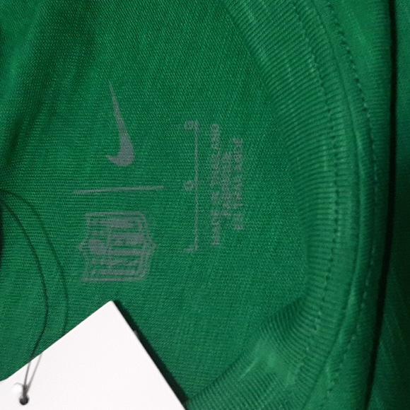 New. Nike Mens New York Jets Historic Logo Green Long Sleeve T-Shirt. Size Large - Picture 4 of 5